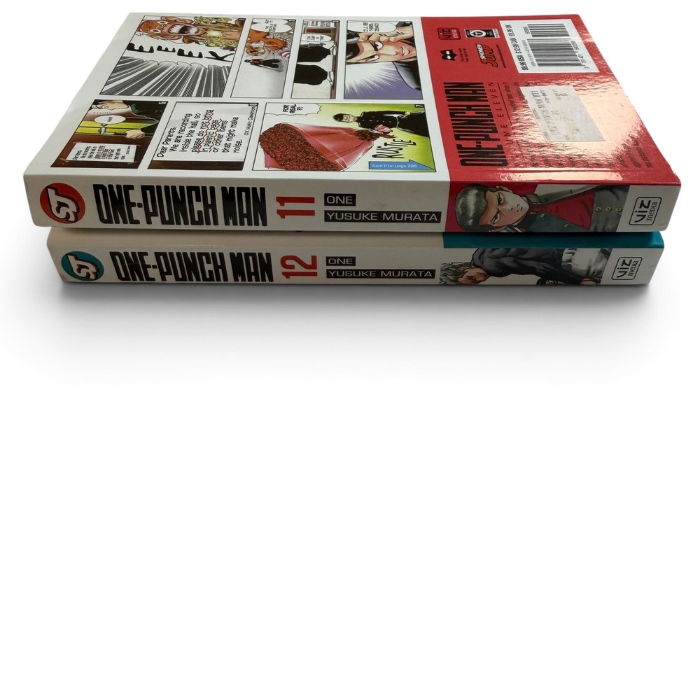 One-Punch Man Manga Volumes 11 & 12 English Viz Media ONE Yusuke Murata Set